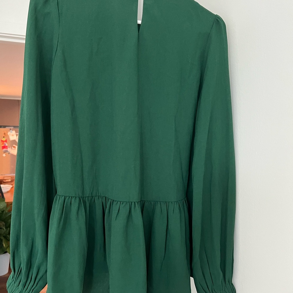 Brand new dark green blouse from Pomander Place